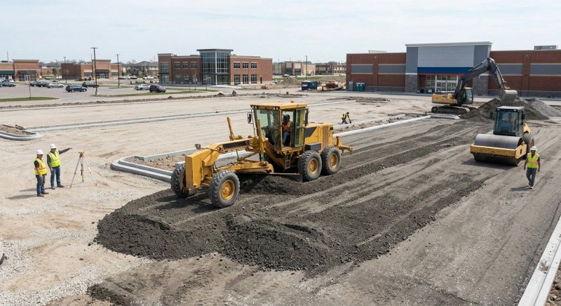 Parking Lot Excavation in Pearland, TX