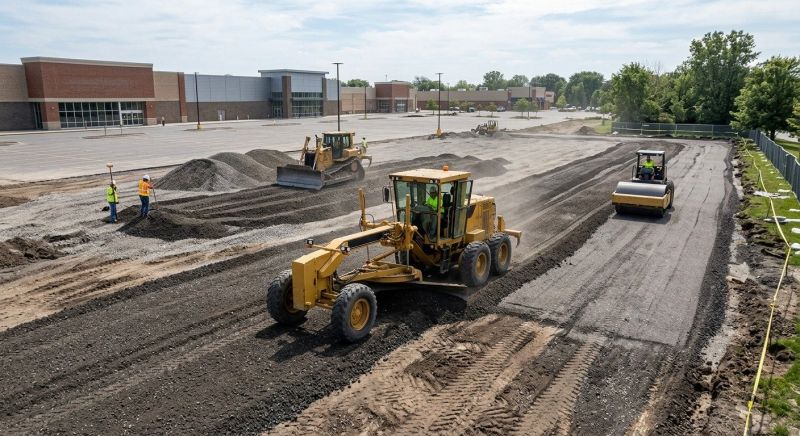 Parking Lot Leveling in Cleveland, TN